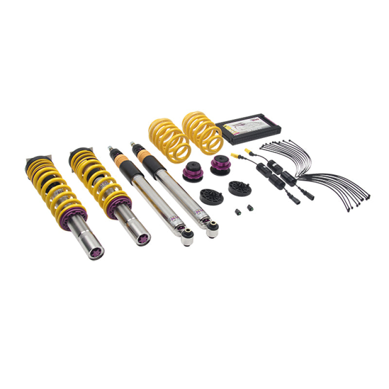 KW Coilover Kit V3 2017+ Audi A4 (B9) Sedan 2wd w/ Electronic Dampers - Mammoth Racing -