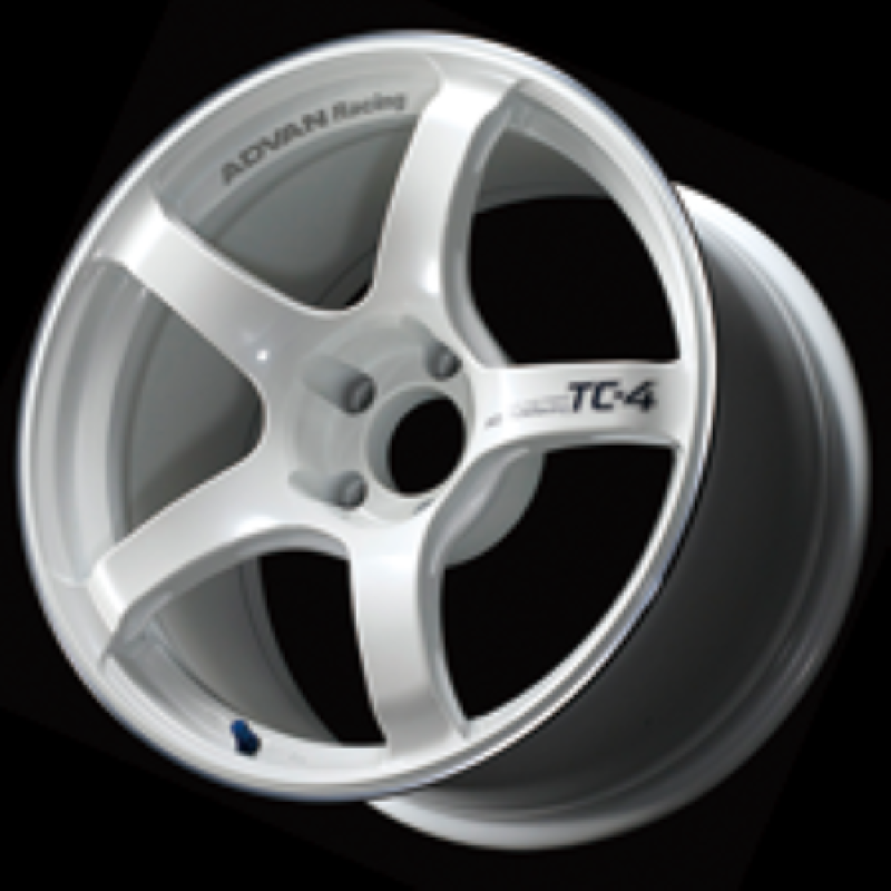 Advan TC4 15x5.0 +45 4-100 Racing White Metallic & Ring Wheel - My Store