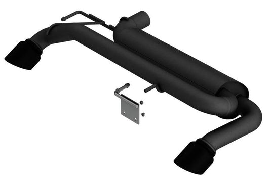 Borla 21-22 Ford Bronco 2.3L 4WD Touring Axle Back Exhaust w/ Black Coated Tips - Mammoth Racing -