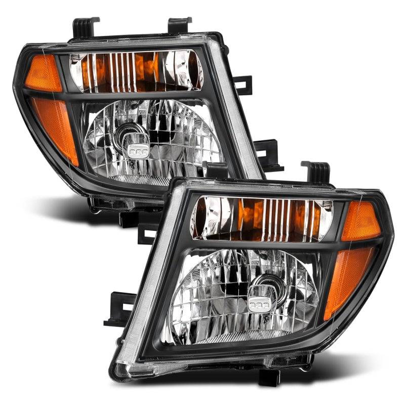 ANZO 2005-2008 Nissan Pathfinder Crystal Headlight Black Amber - Mammoth Racing -