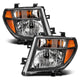 ANZO 2005-2008 Nissan Pathfinder Crystal Headlight Black Amber - Mammoth Racing -