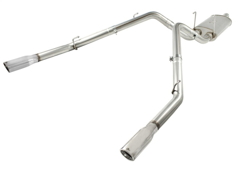 aFe MACHForce XP Exhausts Cat-Back SS-409 EXH CB Dodge Ram 1500 5.7L HEMI 09-13 Polished - Mammoth Racing -