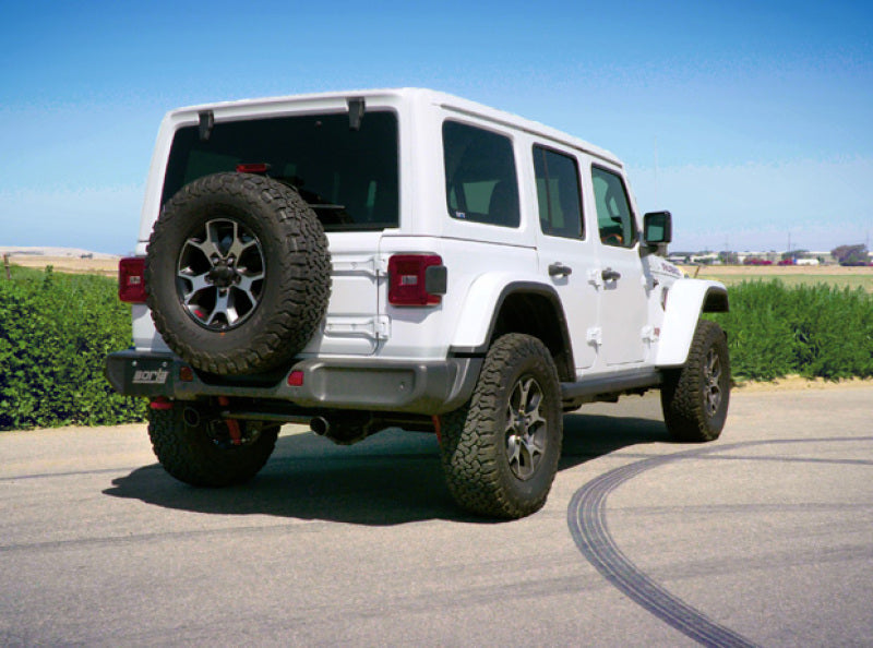 Borla 18-19 Jeep Wrangler JL/JLU 2.0L 4Cyl 2DR/4DR Axle Back Exhaust S-Type w/ 3.5in Tips - Black - My Store