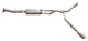 Gibson 2007 Hummer H2 Base 6.0l 2.25in Cat-Back Dual Extreme Exhaust - Stainless - Mammoth Racing -