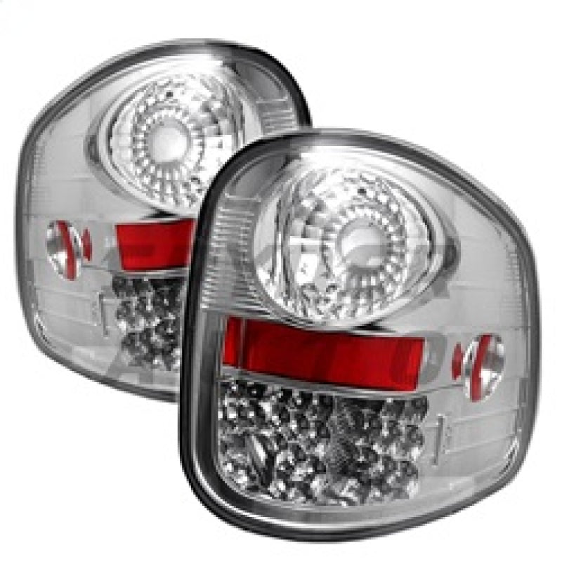 Spyder Ford F150 Flareside 97-03 LED Tail Lights Chrome ALT-YD-FF15097FS-LED-C - Mammoth Racing -