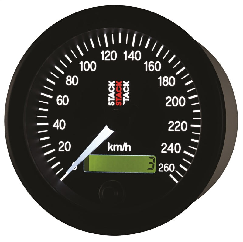 Autometer Stack 88mm 0-260 Km/h Electronic Speedometer - Black - My Store