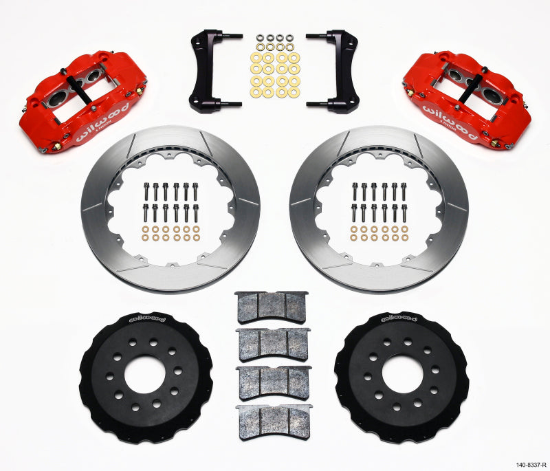 Wilwood Narrow Superlite 6R Front Hat Kit 12.88in Red 88-93 Corvette C4 - My Store