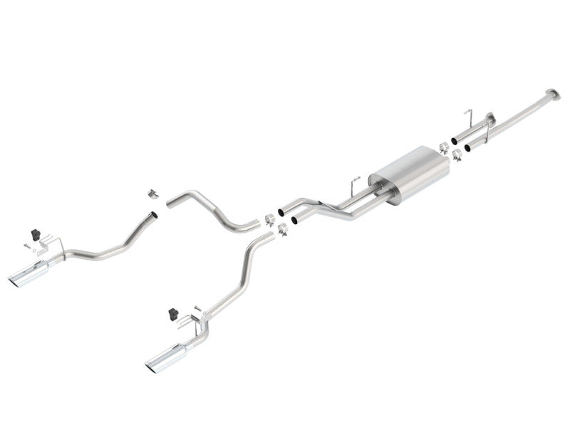 Borla 14-15 Toyota Tundra 4.6L/5.7L Crew Max SB DC SB Touring Cat Back Exhaust Dual Split Rear Exit - My Store
