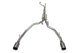 Corsa 21-22 Dodge Ram TRX Crew Cab Xtreme Catback Exhaust Dual Rear Gunmetal Tip - Mammoth Racing -