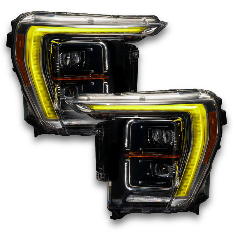 Oracle 21-22 Ford F-150 ColorSHIFT RGB+W Headlight DRL Upgrade Kit w/ RF Controller - Mammoth Racing -