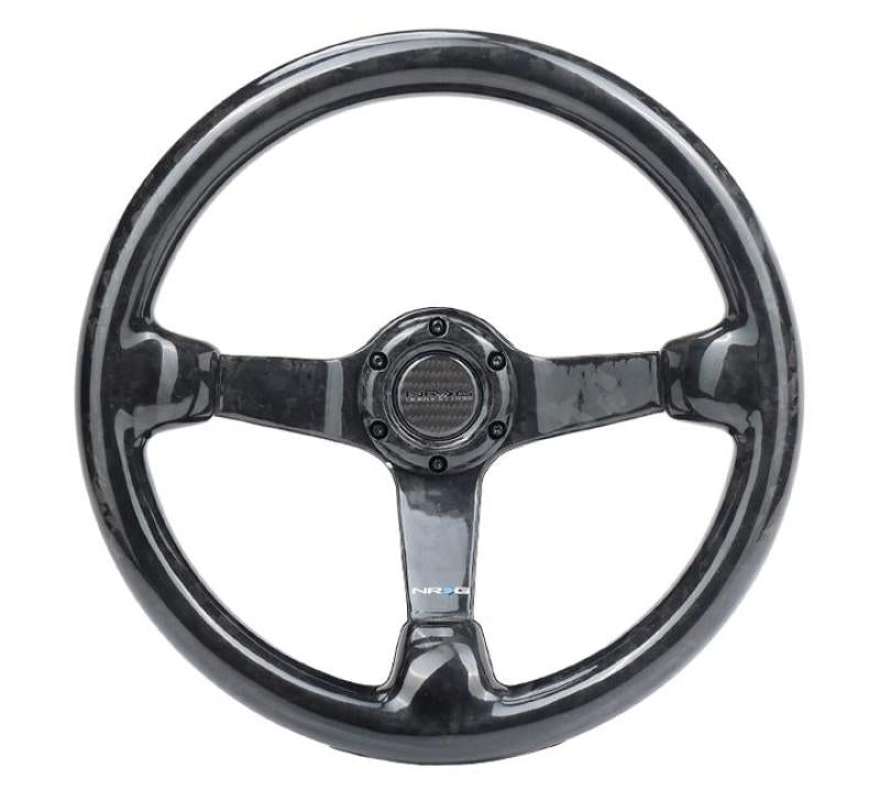 NRG Forged Carbon Fiber Steering Wheel (350mm / 3in. Deep) - My Store