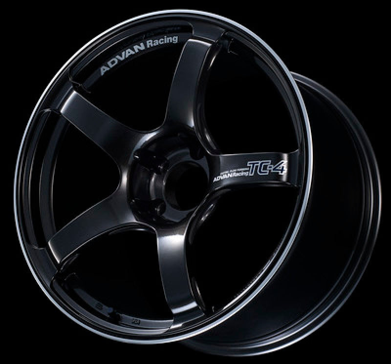 Advan TC4 15x5.5 +45 4-100 Black Gunmetallic & Ring Wheel - My Store