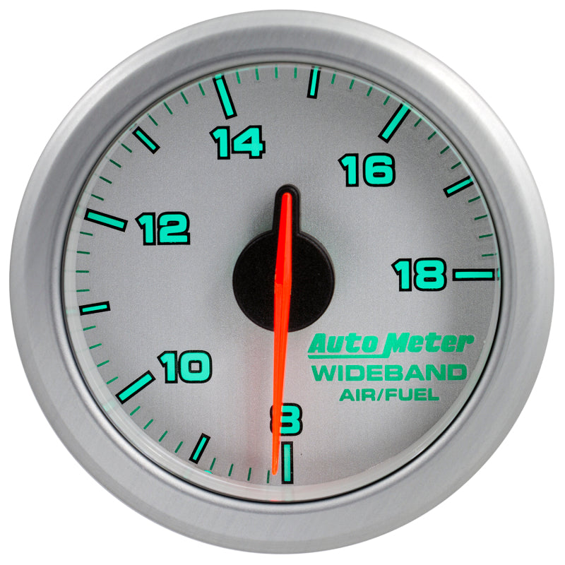 Autometer Airdrive 2-1/6in Wideband Air / Fuel Gauge 10:1-17:1 ARF Range - Silver - My Store
