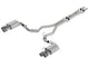 Borla 2018 Ford Mustang GT 5.0L AT/MT 3in S-Type Catback Exhaust Carbon Fiber Tips w/ Valves - My Store