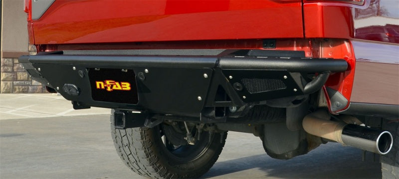 N-Fab RBS-H Rear Bumper 14-17 Chevy-GMC 1500 - Tex. Black - Mammoth Racing -