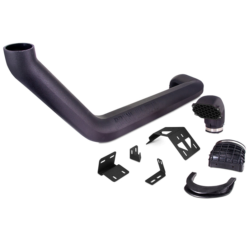 Mishimoto BORNE Off-Road 2018+ Jeep Wrangler JL Snorkel - Micro-Wrinkle Black - Mammoth Racing -