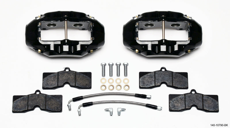 Wilwood D8-4 Rear Caliper Kit Black Corvette C2 / C3 65-82 - Mammoth Racing -