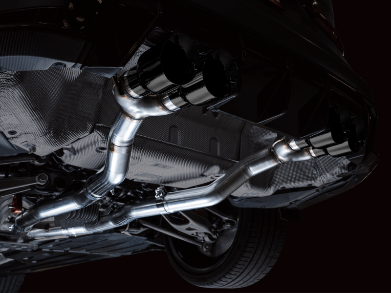 AWE Track Edition Catback Exhaust for BMW G8X M3/M4 - Diamond Black Tips - My Store