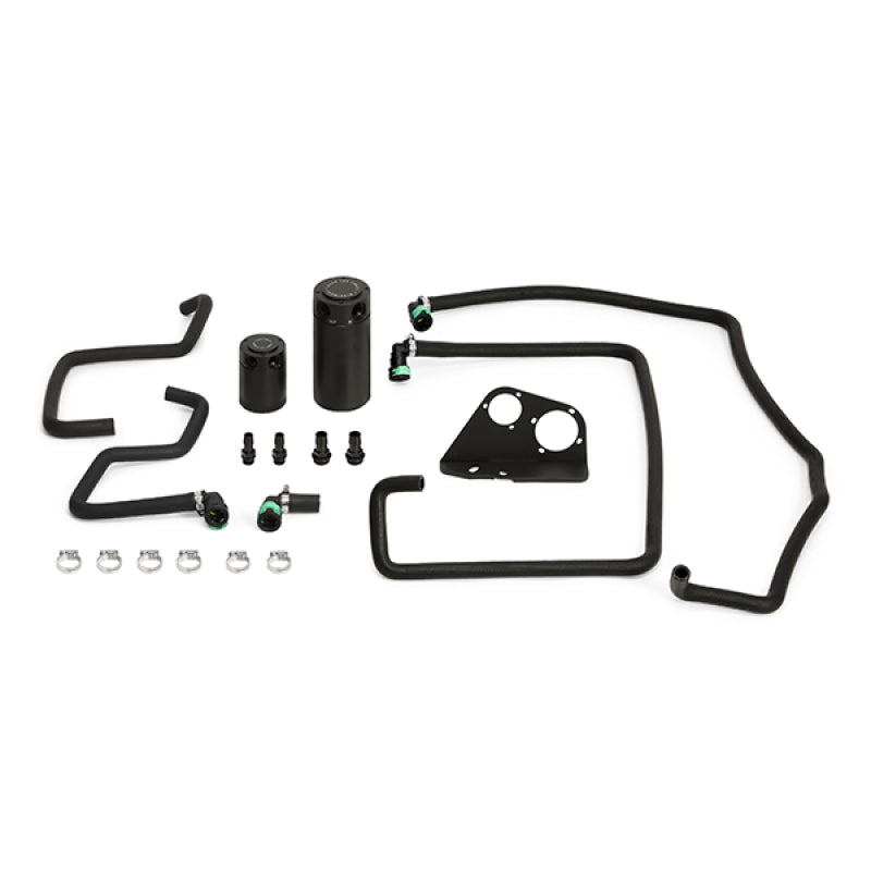 Mishimoto 15-16 Ford F-150 EcoBoost 3.5L Baffled Oil Catch Can Kit - Black - Mammoth Racing -