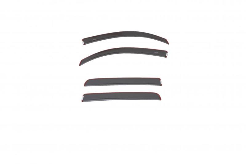 AVS 16-18 Toyota Tacoma Access Cab Low Profile Color Match Ventvisors 4pc - Magnetic Grey Metallic - My Store