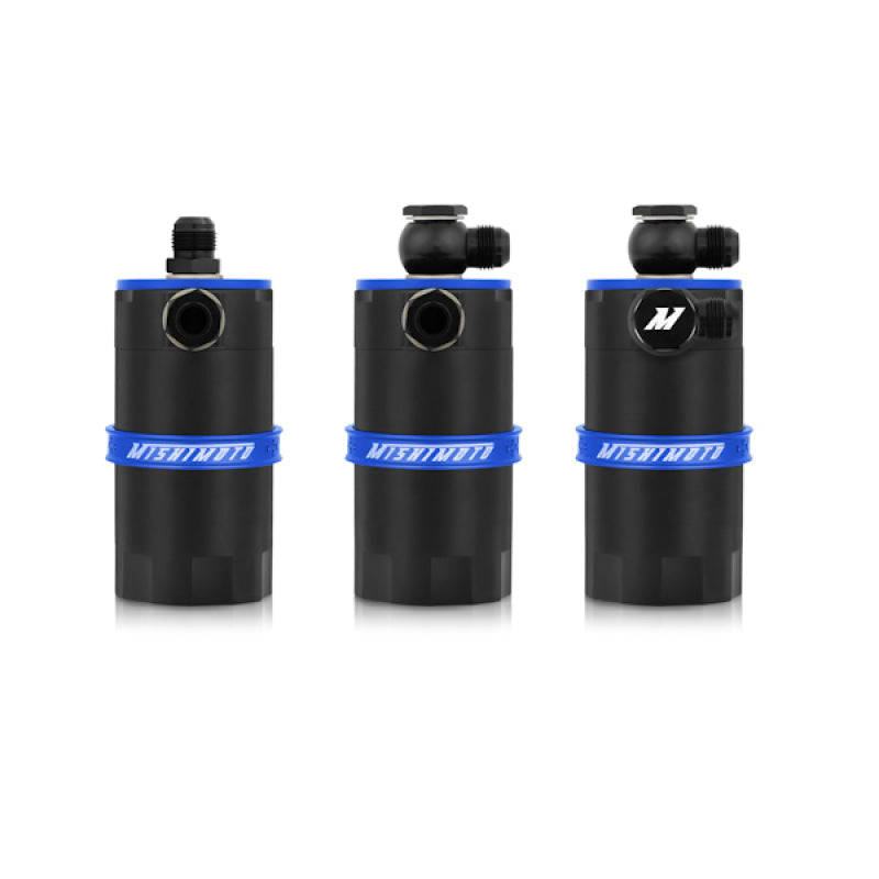 Mishimoto Universal Baffled Oil Catch Can - Blue - Mammoth Racing -