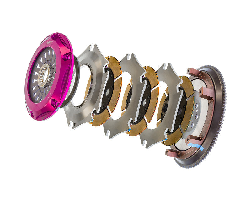 Exedy 1996-1996 Mitsubishi Lancer Evolution IV L4 Hyper Triple Cerametallic Clutch Rigid Pull Type - Mammoth Racing -