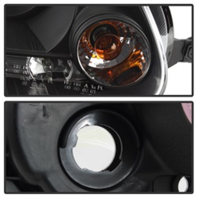 Spyder Volkswagen GTI 06-09/Jetta 06-09 Halogen Model Only - LED Halo DRL Black PRO-YD-VG06-HL-BK - Mammoth Racing -
