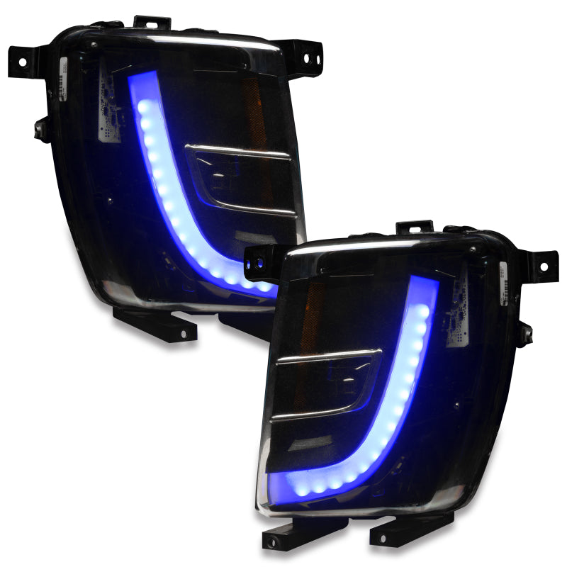 ORACLE Lighting 16-21 Tesla Model X Dynamic ColorSHIFT Headlight & Fog Light DRL Upgrade Kit - Mammoth Racing -