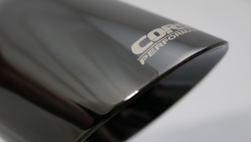 Corsa Single Universal 2.5in Inlet / 3.5in Outlet Black PVD Pro-Series Tip Kit - Mammoth Racing -