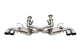 Corsa 2020 Corvette C8 3in Valved Cat-Back 4.5in Pol Quad Tips Fits Factory Perf Exhaust Deletes AFM - Mammoth Racing -