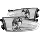 ANZO 1997-2002 Mitsubishi Mirage Crystal Headlights Chrome - My Store