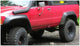 Bushwacker 84-89 Toyota 4Runner Cutout Style Flares 2pc - Black - Mammoth Racing -