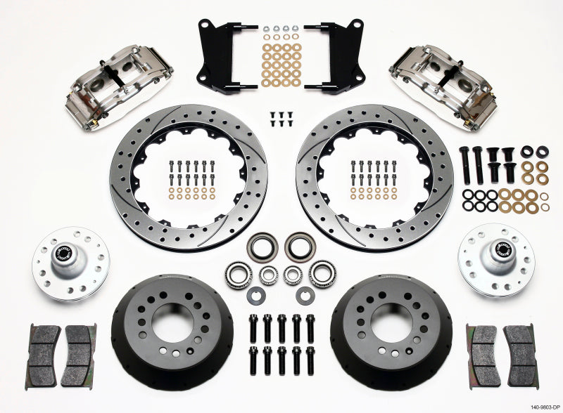 Wilwood Narrow Superlite 6R Front Hub Kit 12.88in Drill Pol 67-69 Camaro 64-72 Nova Chevelle - My Store