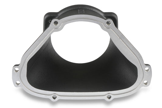 Holley EFI 300-676bk Throttle Body Adapter, Ls3 Lo-Ram 105Mm Front Feed Black Finish