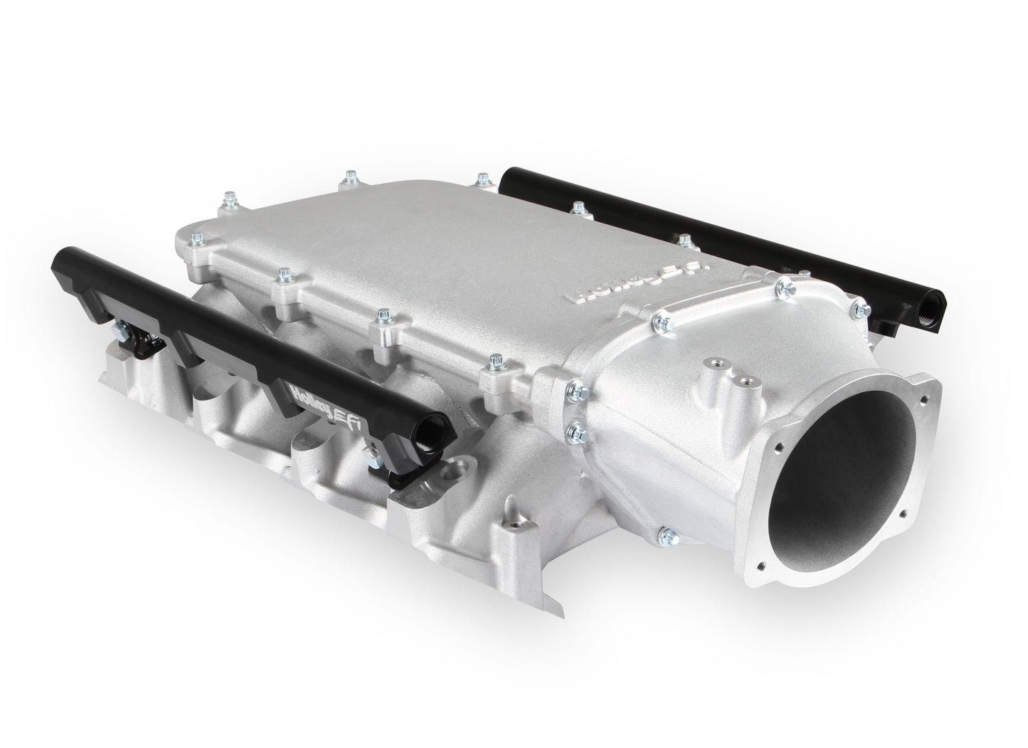 Holley EFI 300-680 Ls3 Lo-Ram Manifold Kit, Single Injector Front Feed- Satin Finish - Mammoth Racing -