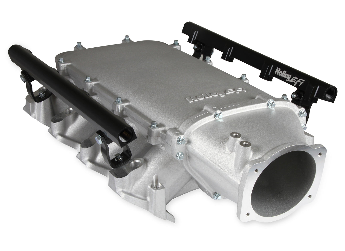 Holley EFI 300-680 Ls3 Lo-Ram Manifold Kit, Single Injector Front Feed- Satin Finish - Mammoth Racing -