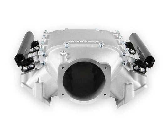 Holley EFI 300-682 Ls3 Lo-Ram Manifold Kit, Single Injector Front Feed With Burst- Satin Finish