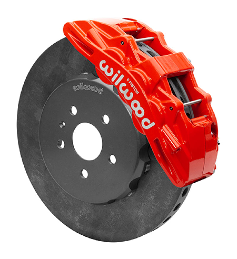 Wilwood Sx6r Wccb Carbon-Ceramic 10-14 Chevy Camaro Front Big Brake Kit - Red - My Store