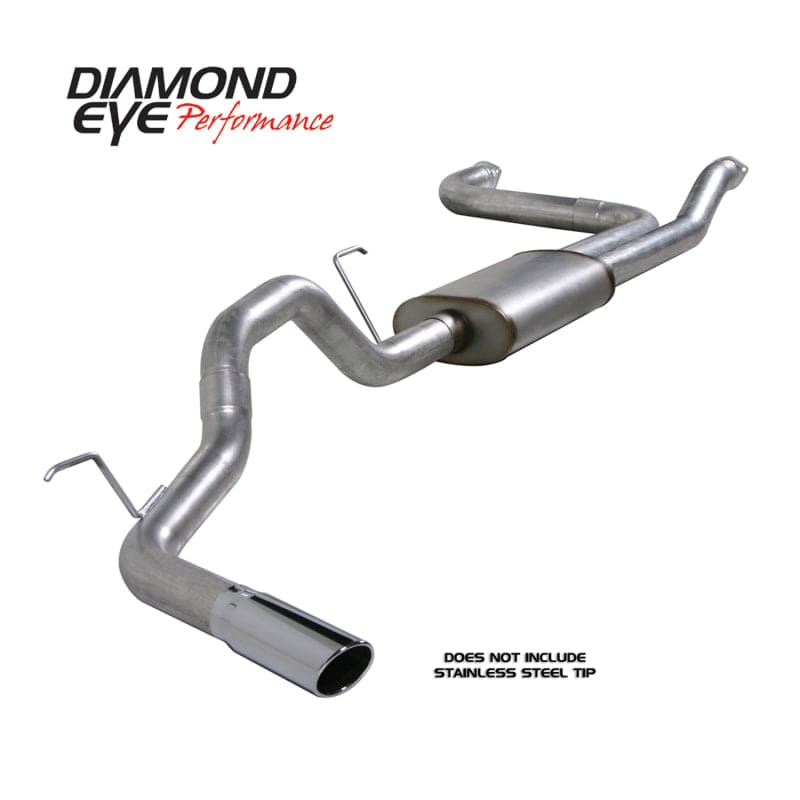 Diamond Eye KIT 3-1/2in CB SGL GAS AL NISSAN TITAN 5.6L 07-10 - Mammoth Racing -
