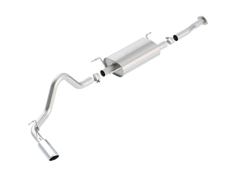 Borla 2016 Toyota Tacoma 3.5L V6 Auto 4DR CC SB S-Type 2.5in Single Left Rear Exit 4in Tip Exhaust - My Store