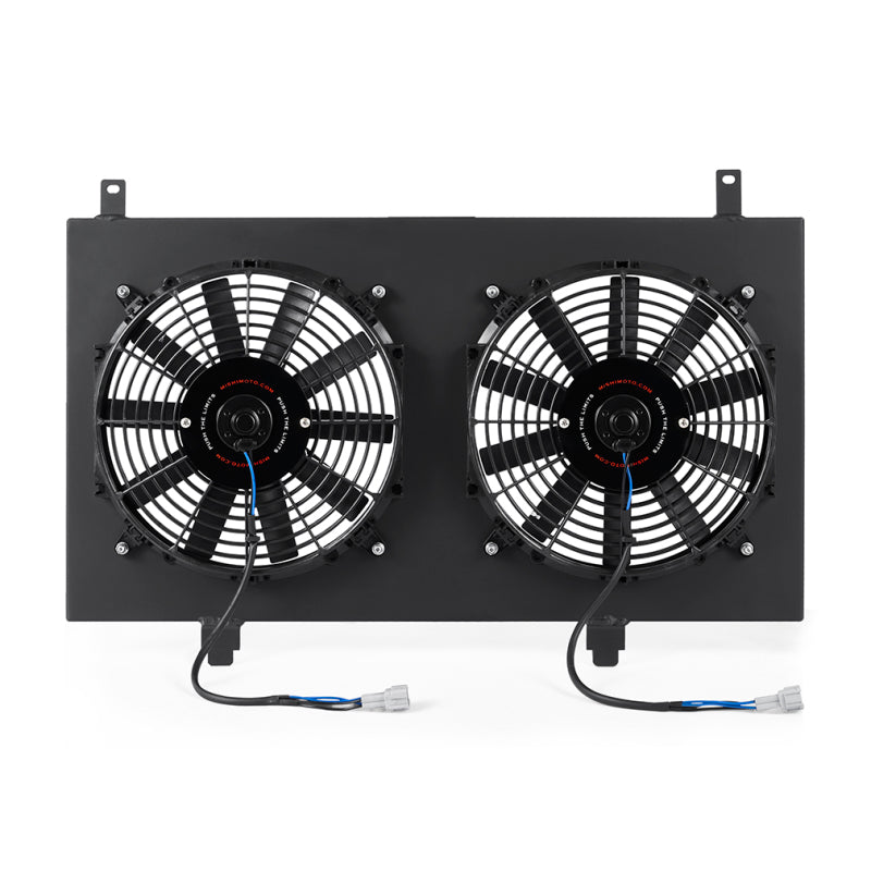 Mishimoto 03-06 Nissan 350Z Aluminum Fan Shroud Black - Mammoth Racing -
