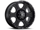 Icon Shield 20x9 5x150 16mm Offset 5.625in BS 110.1mm Bore Satin Black Wheel - Mammoth Racing -