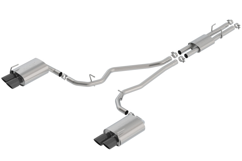 Borla 2020 Ford Explorer ST 3.0L V6 2.25in ATAK Exhaust - Black Chrome Tips - My Store