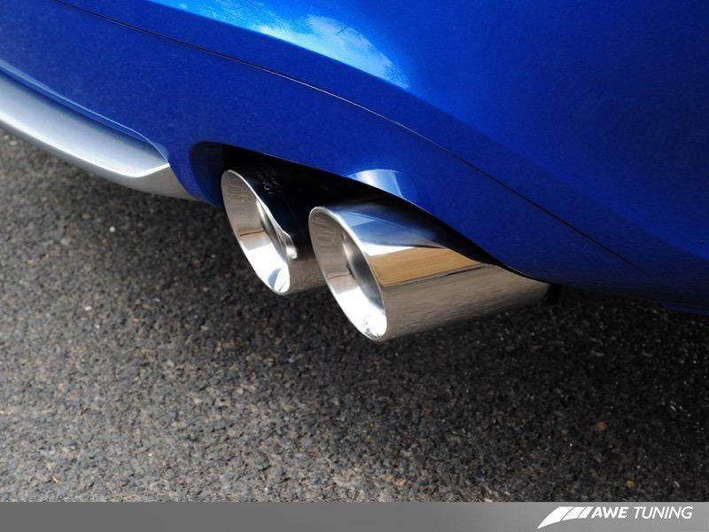 AWE Tuning Audi B8 S5 4.2L Track Edition Exhaust System - Polished Silver Tips - My Store