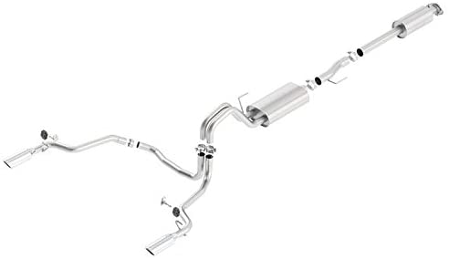 Borla 15-16 Ford F-150 3.5L EcoBoost Ext. Cab Std. Bed Catback Exhaust S-Type Single Split Rear Exit - Mammoth Racing -