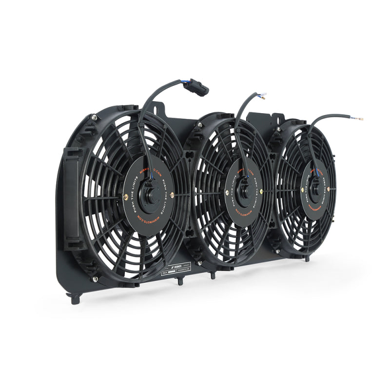 Mishimoto 89-01 Jeep Cherokee XJ 4.0L Performance Aluminum Fan Shroud w/ Controller - Black - Mammoth Racing -