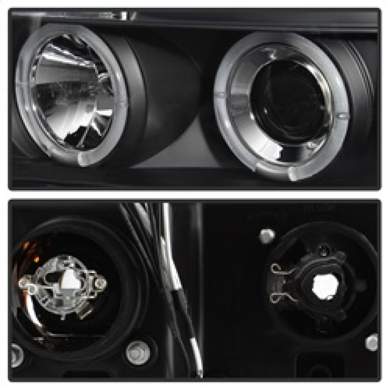 Spyder Toyota Tundra 07-133 Projector Headlights LED Halo LED Blk PRO-YD-TTU07-HL-BK - Mammoth Racing -