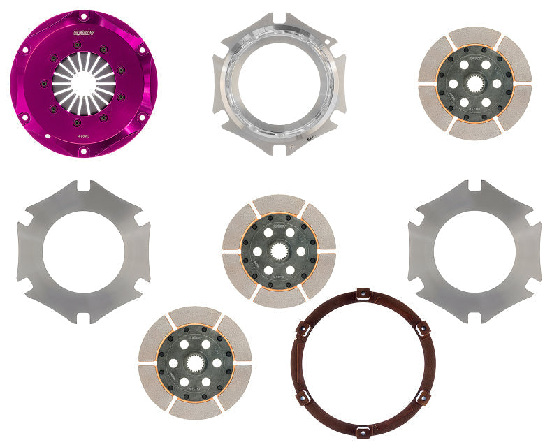 Exedy Universal Builder Series Triple Metallic Clutch Does NOT Incl FW Req. Custom Clutch Actuation - Mammoth Racing -