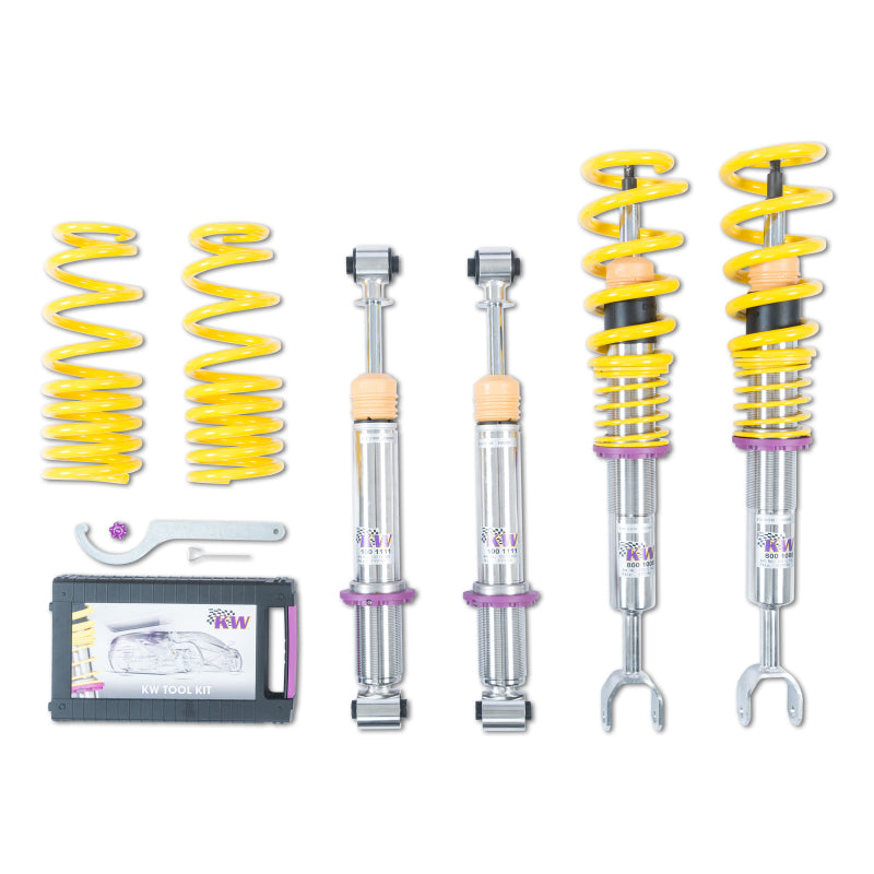 KW Coilover Kit V1 Audi A4 S4 (8D/B5 B5S) Sedan + Avant; Quattro incl. S4; all engines - Mammoth Racing -