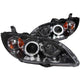 ANZO 2004-2008 Mazda 3 Projector Headlights w/ Halo Black (CCFL) - My Store